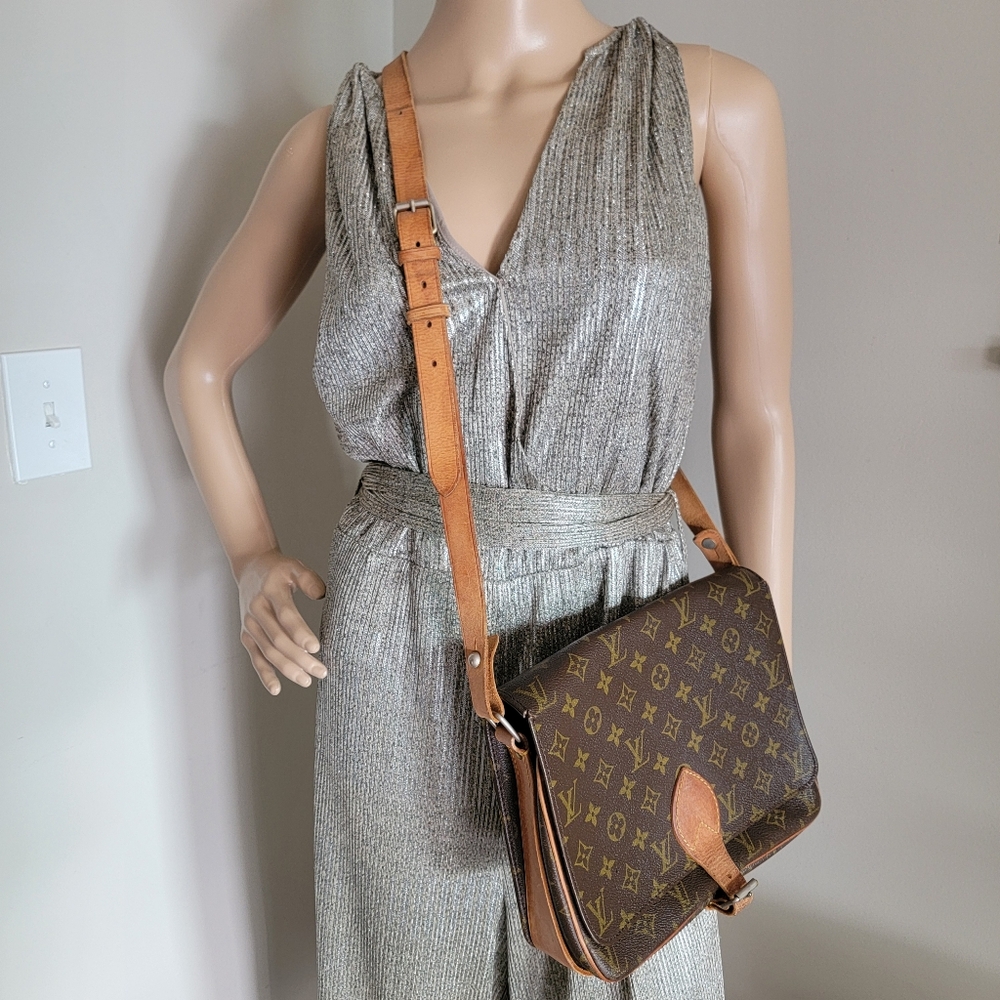 Xmas Sale🎄 Authentic Louis Vuitton Cartouchiere GM Crossbody Bag - Picture 3 of 17